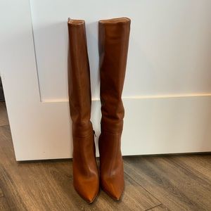 Steve Madden Padmy boots - Cognac leather